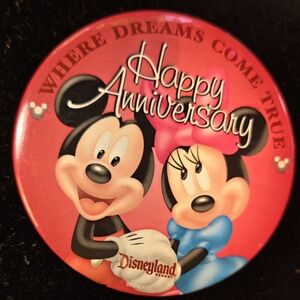 Disney Where Dreams Come True - Two Happy Anniversary Pins